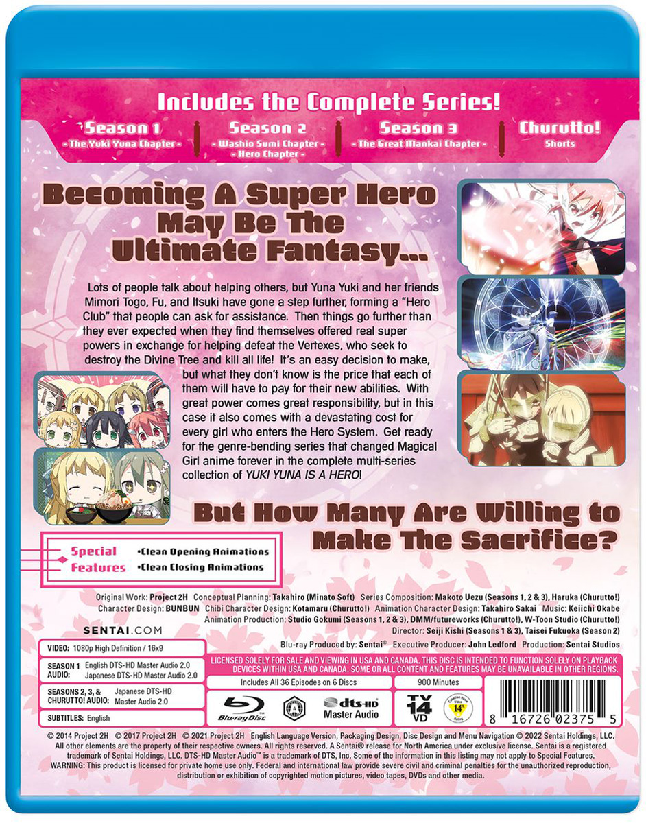 Yuki Yuna is a Hero Blu-ray | Crunchyroll Store
